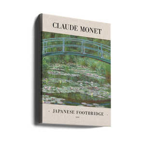 Claude Monet's 1899 Japanese Footbridge Art <b>Print</b> Durable Paper Material - Product Image 1