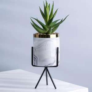 Pot de fleur moderne en métal pour jardin support de plante en fer pour décoration extérieure et intérieure nouvellement arrivé - Product Image 2