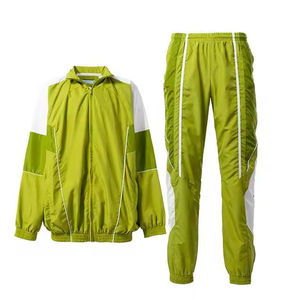 Chándal Ligero de Nailon para Hombre de la Mejor Calidad, Cortavientos, Combinación de Colores Sólidos, con Envío - Product Image 1