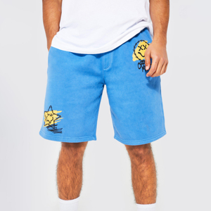 2025 pantalones cortos de sudor de algodón con patrón sólido para hombre, peso ligero, cómodos, con cordón en la cintura, el mejor diseño, Joggers de longitud corta, atléticos - Product Image 1