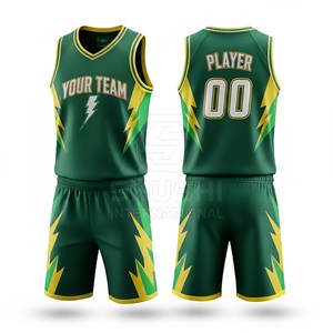 Ensemble d'uniformes de basket-ball personnalisés pour hommes, taille plus, maillot et short sublimés de haute qualité, fabricant OEM, taille adulte - Product Image 4