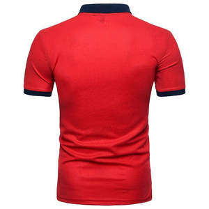 Polos de manga corta de verano para hombre de poliéster 100%, diseño personalizado con estampado de logotipo en blanco y liso, el mejor estilo - Product Image 5