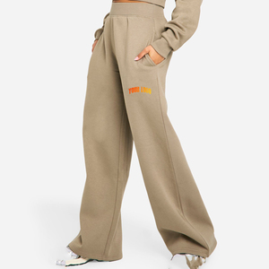 Pantalones de chándal holgados para mujer con cintura ajustable Joggers de ajuste personalizado - Product Image 5