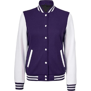 <b>Men</b> varsity <b>jacket</b> white sleeve letterman baseball bomber classic collegiate <b>jacket</b> outerwear varsity <b>jacket</b> - Product Image 1