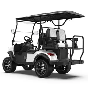 Classic Motorcycles Vehicle 4 Seater Trolley Custom Battery 48 Volt Lithium Powered Street Legal Electric Golf Cart