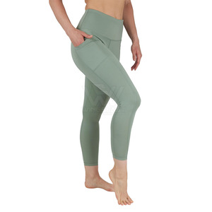 กางเกงโยคะเอวยางยืดของผู้หญิงกางเกงโยคะเอวยางยืดดีไซน์ใหม่ล่าสุด - Product Image 2