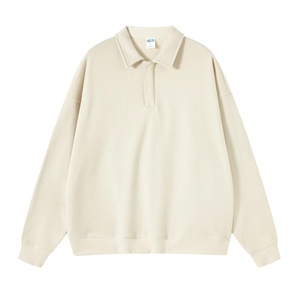 Moda del fabricante Ropa de calle Sudaderas con capucha y pulóver para hombre Diseño de cuello y cremallera 100% Algodón puro - Product Image 4