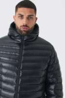 Veste matelassée à capuche de haute qualité, personnalisée, brillante, coupe-vent, en polyester, pour l'hiver, en plein air, pour hommes