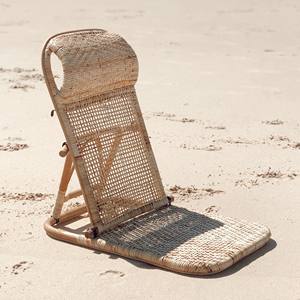Chaise de plage en rotin pour l'extérieur, prix fabricant, chaises pliantes tissées naturelles pour le bord de la piscine - Product Image 1