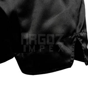 กางเกงขาสั้นแบบไทยสำหรับผู้ชายกางเกงขาสั้นสไตล์ใหม่สีทึบทำจากปากีสถานมวยไทย - Product Image 6