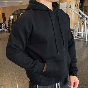 Sweat à capuche pull avec impression bouffante en mélange de coton spandex Streetwear confortable avec logo personnalisé - Product Image 6