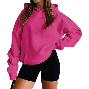 Sweat-shirt à capuche pour femmes, vente chaude, poids lourd, logo personnalisé, gaufrage, sweat-shirt à capuche pour hommes, broderie personnalisée, impression sur écran - Product Image 1