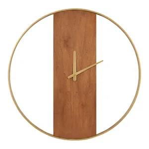 Última llegada Reloj de pared de metal Reloj duradero de alta calidad Elegante para el uso de la decoración de la sala de estar del hogar en precio barato al por mayor - Product Image 6