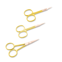 Ciseaux à ongles courbes en acier inoxydable, prix d'usine, design simple, légers, réutilisables, pointe de sécurité tranchante, pour cuticules, adultes