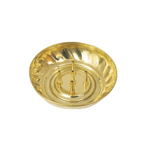 Porte-encens en laiton pour bâtonnets porte-encens Lotus en laiton et cather de cendres détachable à vendre - Product Image 2