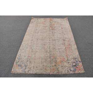 Tradicional Beige azul 4,5X7,1 pies alfombra turca tejido Jacquard Patchwork diseño lana poliéster Material látex para sala de estar pasillo - Product Image 1