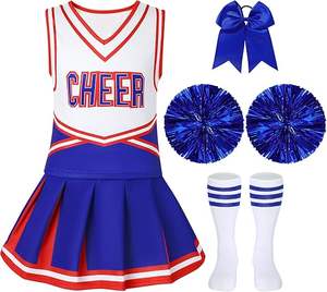 Custom Cheerleading Uniform Set For <b>Girls</b> And Women Cheer Outfit Team Wear Cheerleader Skirt And Top Wholesale - Product Image 6
