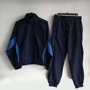 Conjunto Deportivo Cortavientos para Hombre, Traje de Entrenamiento de Fútbol de Poliéster, Traje de Fútbol de Invierno para Adultos, Personalizado con Nombre de Equipo, Informal con Capucha - Product Image 3