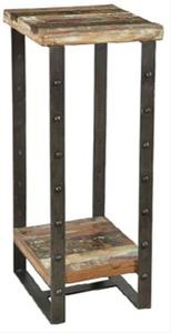 TELFER hecho a mano diseño moderno Metal madera mesa auxiliar ajustable para sala de estar muebles para el hogar - Product Image 2