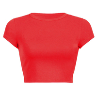 Débardeur d'été respirant et sexy à col rond en jersey de coton et bambou pour femme grande taille