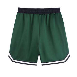 Pantalones cortos de malla de poliéster de doble capa personalizados para hombre con bolsillos 5 pulgadas entrepierna Color sólido sublimación de impresión total - Product Image 2