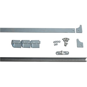 ชุดรางเหล็กชุบสังกะสี 80786 พร้อมรางขนาด 45x8 มม. ลูกกลิ้งขนาด 75 หรือ 90 มม. ยี่ห้อ HBS-BETZ สำหรับรั้ว ระแนง และประตู - Product Image 1