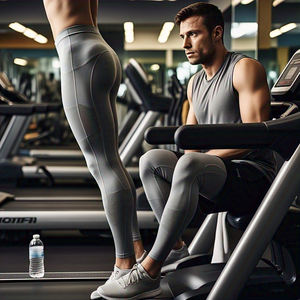 Legging de Compression d'entraînement pour hommes Gym Bodybuilder Fitness Wear Exercice Leggings serrés Pantalon de Compression à taille élastique haute - Product Image 5