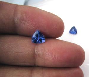 Top qualité véritable tanzanite trillion pierres précieuses fabrication de bijoux fantaisie pierre précieuse bleue décembre pierre de naissance pierre précieuse en vrac Wow prix - Product Image 3