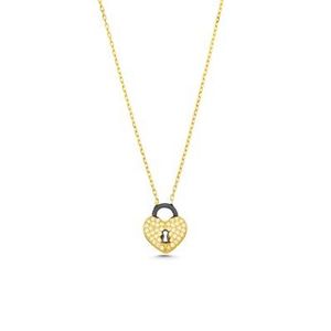 Colgante de Plata de Ley 925 con Forma de Corazón y Piedra Blanca para Regalo - Product Image 2