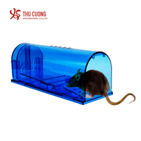 Piège à rats en plastique ABS VN Boîte de capture de souris non toxique sans danger pour les chats pour la lutte antiparasitaire professionnelle résidentielle commerciale