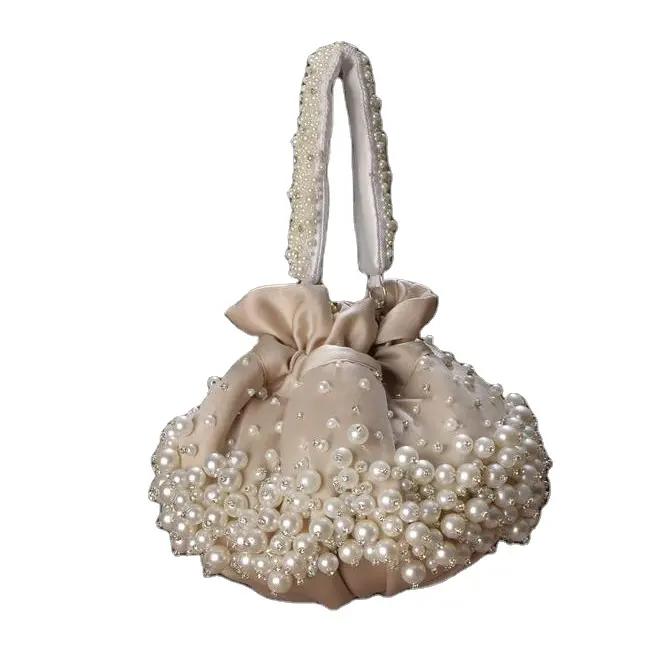 Baru kedatangan desainer tas dompet wanita tas tangan tas Potli cermin bordir tas pengantin untuk pernikahan dan acara lain