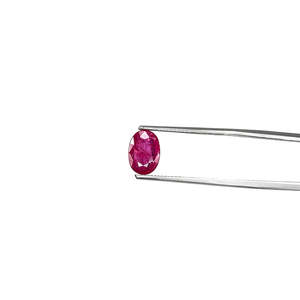 Natural Mozambique Untreated 2.92cts Ruby <b>Beads</b> Fine Quality Oval Cut Sapphire with Pink Shade for Jewelry Accessories - Product Image 2
