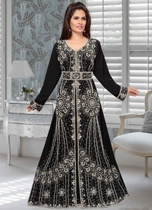 Kaftan คาฟตันดูไบฟาราซาคาฟตันสีแดงสวยงานทำจากหินสไตล์มุสลิมแบบดั้งเดิมงานมือดีไซน์แบบคาฟตันโมรอคโค2024 - Product Image 2