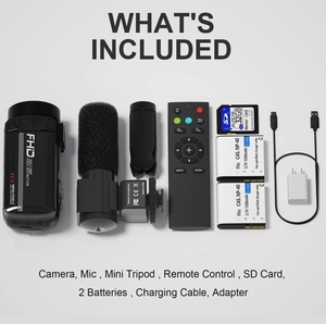 (HY) Video Camera, 1080P 30MP <b>Camcorder</b> IR <b>Night</b> <b>Vision</b> Vlogging Camera. - Product Image 3