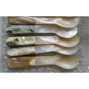 Cuillère en nacre du Vietnam | Cuillère de luxe pour salle à manger et caviar, exportation de gros en vrac - Product Image 6