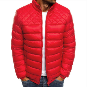 Chaquetas con relleno de algodón para hombre, abrigos de invierno frío, chaqueta de burbujas con cremallera y recubrimiento cerrado, abrigo de 5xl - Product Image 4