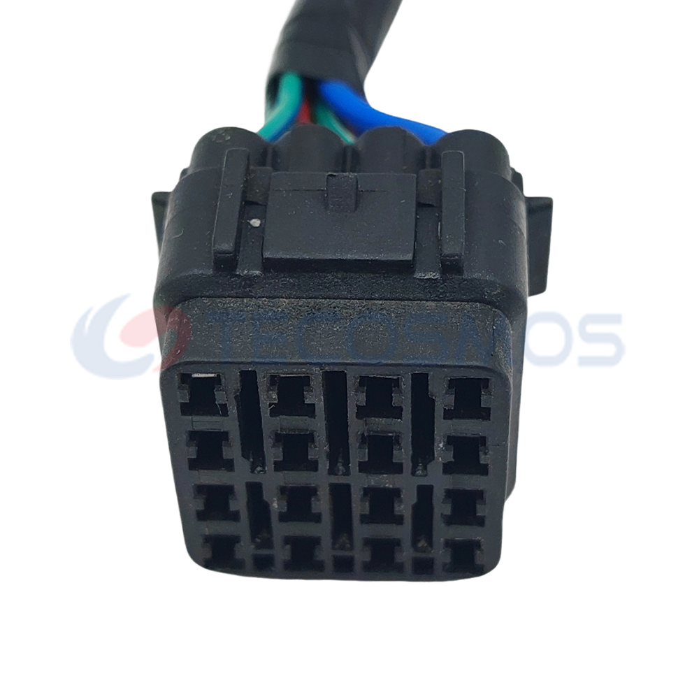 Auto Parts High Quality Seal Automotive Headlight Connector for Car 16-pin Male 6185-0510 CT16-0094G