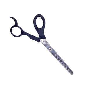 Ciseaux amincissants design personnalisé 5.5 "finition Dall lames tranchantes ciseaux amincissants pour coiffeur manche en plastique - Product Image 4