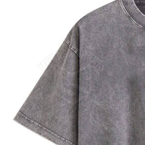 2025 nouveauté hommes T-shirt léger de haute qualité vêtements décontractés dernière conception lavage à l'acide T-Shirt - Product Image 3