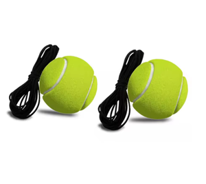 Yellow Rubber Tennis <b>Balls</b> with Rope High <b>Bounce</b> Training Sports <b>Ball</b> for Practice Competition Pet Play - Product Image 6