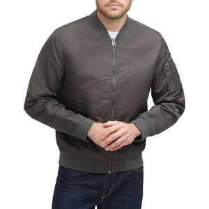 Design personnalisé Offre Spéciale coupe ajustée de haute qualité pour hommes blouson d'aviateur vêtements de ville blouson d'aviateur décontracté uni pour hommes - Product Image 5
