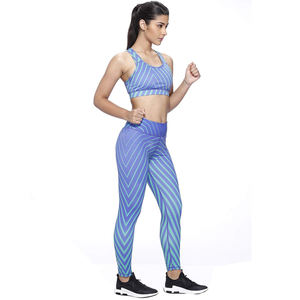 Nuevo diseño personalizado mallas de malla ropa de gimnasio mujeres ropa de Yoga deportes Fitness conjunto de Yoga Delgado - Product Image 4