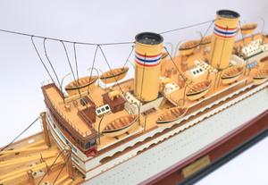 Stavangerfjord crucero modelo pintado a mano de madera resistente con luces de resina decoración náutica regalo para el hogar caja de cedro Vietnam - Product Image 4