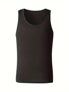 Débardeur d'entraînement sans manches confortable et à séchage rapide pour homme Chemise d'entraînement d'été décontractée extensible bleu marine fabriquée au Bangladesh - Product Image 2