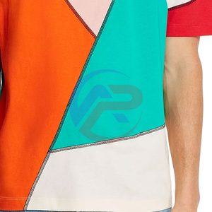 เสื้อยืดผ้าคอตตอนหลายแผงสำหรับผู้ชายเสื้อทรงสลิมฟิตสำหรับ100% พิมพ์โลโก้ตามสั่ง - Product Image 6