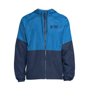 Logo personnalisé imprimé hommes coupe-vent sport costumes deux pièces coupe-vent veste et pantalon de survêtement survêtements en nylon ensemble coupe-vent - Product Image 4