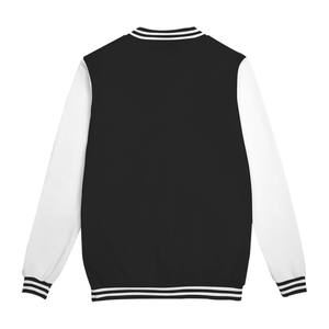 Chaquetas con letras cálidas de invierno personalizadas para hombre y mujer totalmente bordadas con parches estilo ropa regular chaqueta de hombre de longitud - Product Image 6