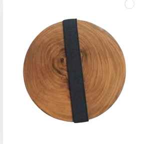 Boîte à lunch ronde en teck - Product Image 5