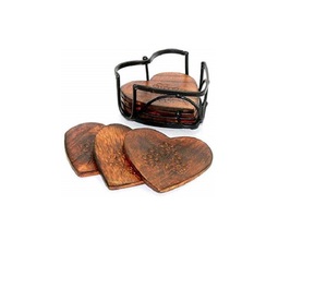 MANGO WOOD COASTER FOR SALE IN NEW LOOK HANDMADE COASTER IN NEW DESIGN COASTER IN NEW LOOK - Product Image 5