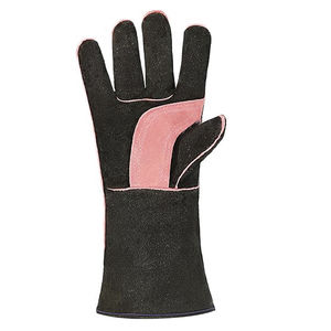 Gants de travail de soudage en cuir de qualité supérieure, confortables pour votre propre logo, gants de travail de soudeur de sécurité à la main, au prix de gros - Product Image 3